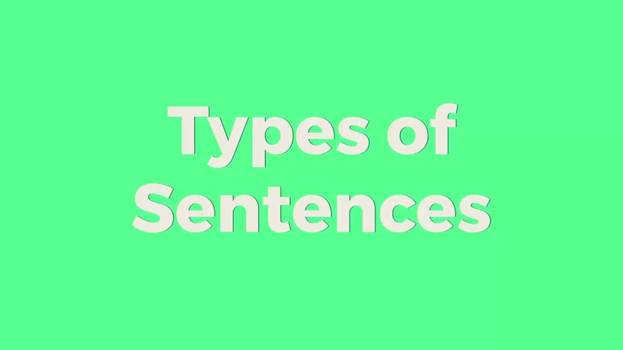 Distinguish between declarative, exclamatory, interrogative, and imperative sentences.
