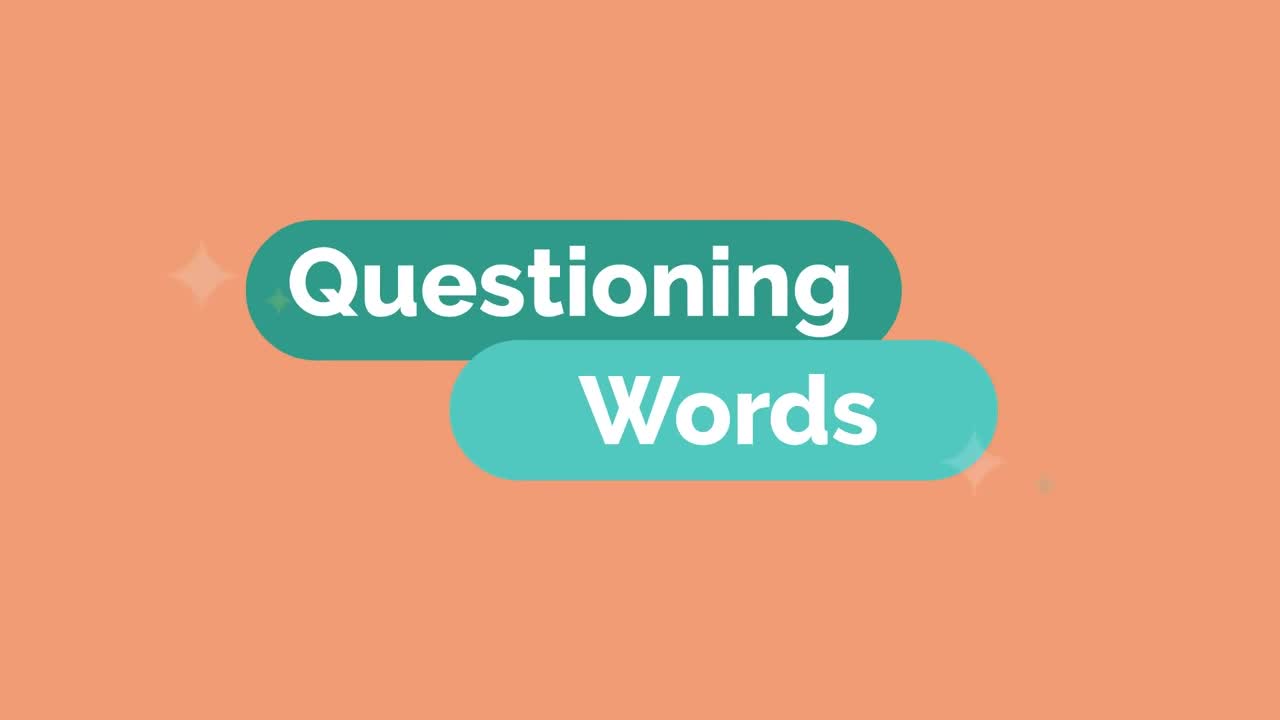 Recognize the use of different questioning words