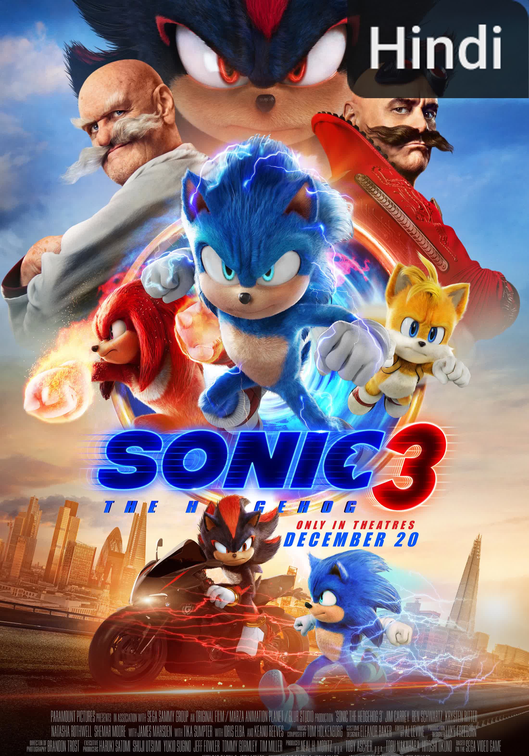 Sonic the Hedgehog 3 [Hindi]