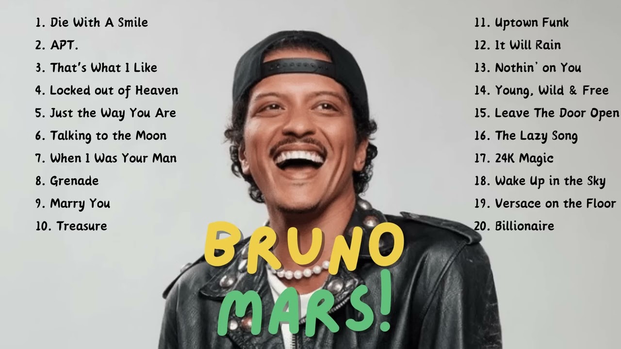 @Bruno Mars Playlist 2025- Best Songs Collection Full Album - The...