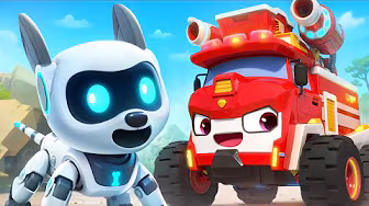 Earthquake Rescue Team | Rescue Robot Dog🐾 | Monster Truck | Kids Songs | Kids Cartoon | BabyBus