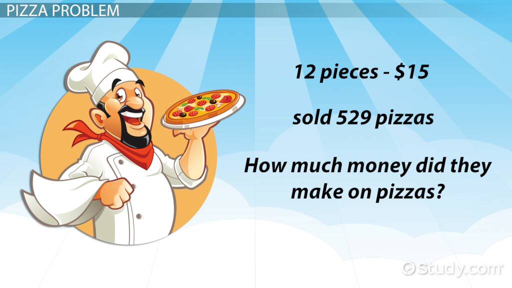 Three Digit Multiplication Word Problems