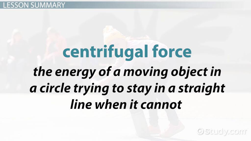 Centrifugal Force Lesson for Kids