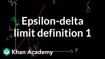 Epsilon-delta limit definition 2 | Limits | Differential Calculus | Khan Academy-S1E6