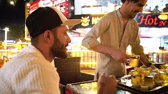 Haris and Najibullah Zadran enjoying the warmth of traditional green tea ☕️