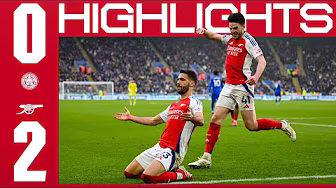 WINNING ON THE ROAD! | HIGHLIGHTS | Leicester City vs Arsenal (0-2) | Merino x2 | Premier League