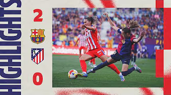 HIGHLIGHTS | FC Barcelona 2-0 Atlético de Madrid Femenino | 2024/25 Queen's Cup Final