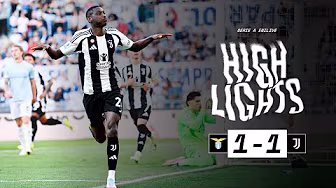 HIGHLIGHTS Serie A | Lazio 1-1 Juventus | Advantage KOLO MUANI, Late Vecino Leveler!