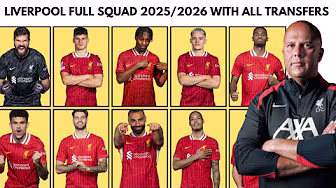 LIVERPOOL Full Squad With All Transfers 2025/2026