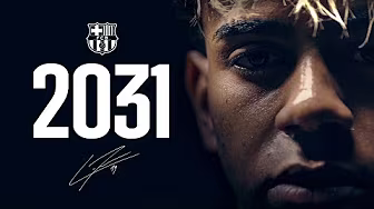 LAMINE YAMAL EXTENDS his CONTRACT with FC BARCELONA until 2031 🔵🔴📝