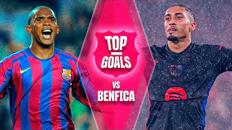 ⚽ TOP GOALS vs BENFICA | FC Barcelona 🔵🔴