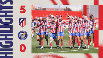 HIGHLIGHTS | Atlético de Madrid Femenino 5-0 Levante Badalona | ⚽ Tatiana (2), Luany, Jensen & Gaby