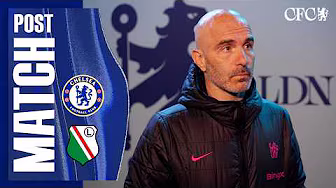 MARESCA & CUCURELLA react after reaching SF | Chelsea 1-2 Legia Warsaw (4-2 agg) | UECL 24/25