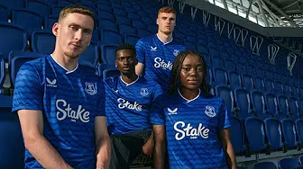 Everton's 2025/26 home kit REVEALED!  🔵🌊 | From the banks of the Royal Blue Mersey