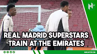 Mbappe, Vini, Bellingham & Rodrygo ALL train at Arsenal