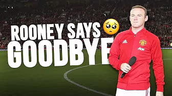When Wayne Rooney Said Goodbye To Old Trafford 🥺🏟️