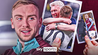 Jarrod Bowen REVEALS what David Moyes said to him when he left... | The Sticker Book Challenge