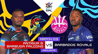Highlights | Antigua & Barbuda Falcons vs Barbados Royals | CPL 2025