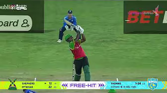 Romario Shepherd SMASHES Five Huge Sixes! | CPL 2025