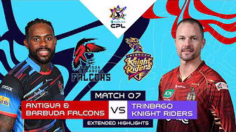 Extended Highlights | Antigua And Barbuda Falcons vs Trinbago Knight Riders | CPL 2025