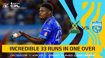 Guyana SMASH Huge 33 Runs Off ONE Over! | CPL 2025