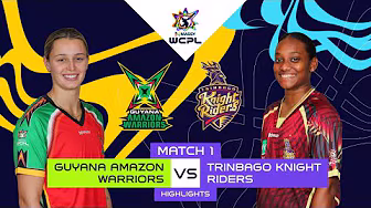 Highlights | Guyana Amazon Warriors Women vs Trinbago Knight Riders Women | CPL 2025