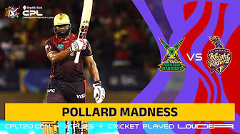 Kieron Pollard's INCREDIBLE 50 off 17 Balls! | CPL 2025