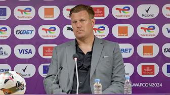 COACH KIM LARS SPEAKS AFTER FIRST #GROUP WAFCON  C MATCH AGAINST SOUTH AFRICA