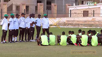 CAN U-20 - Egypt 25: Séance d'entraînement veille de match Sénégal vs Centrafrique