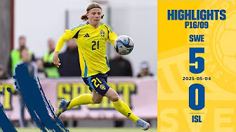 Highlights P16/09 Sverige-Island 5-0