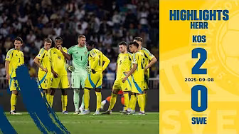 Förlust i VM-kvalet | Highlights Kosovo – Sverige 2-0