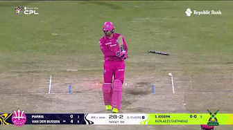 Shamar Joseph ROCKET to Dismiss Rassie van der Dussen! | CPL 2025