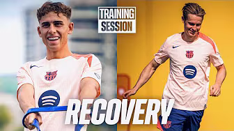 Recovery after the six-goal victory | FC BARCELONA TRAINING 🔵🔴