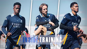Final training session ahead of Leganés clash | Real Madrid City