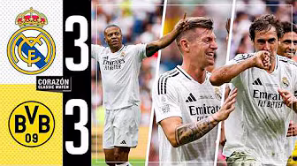 Kroos & Raúl score at the Bernabéu! | Real Madrid Leyendas 3-3 Borussia Dortmund Legends