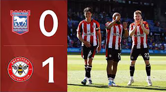Schade header sends Bees eighth 🤩 | Ipswich Town 0-1 Brentford | Premier League Highlights