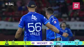 Shamsi Dismisses Pretorius and Uses his Celebration! | CPL 2025