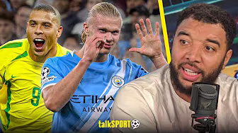 "THERE'S LEVELS!" Troy Deeney explains why Man City star Haaland will NEVER be as good as Ronaldo!