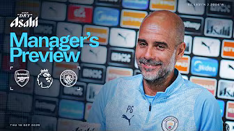 MANAGER'S PREVIEW: Pep says Rodri managing his own return | Arsenal v Man City | Premier League