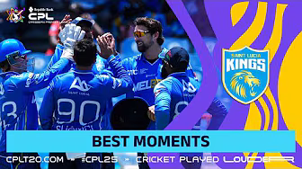 Saint Lucia Kings' GREATEST Moments from CPL 2025!