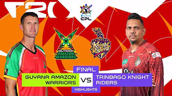 Highlights | Guyana Amazon Warriors vs. Trinbago Knight Riders | CPL 2025 Final