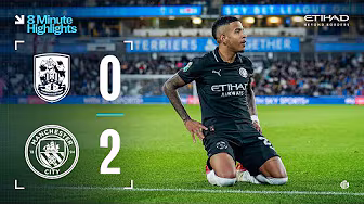 HIGHLIGHTS | Huddersfield 0-2 City | Foden and Savinho score as we progress to the next round!