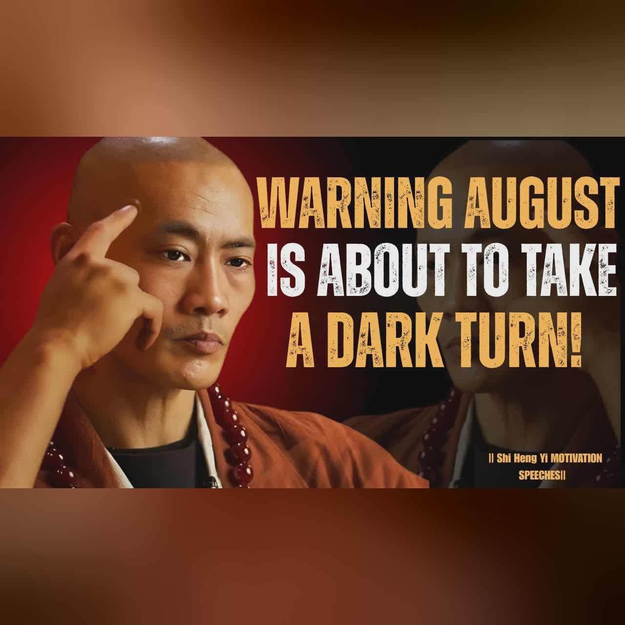 "Shi Heng Yi: August Will Break You or Build You โ Choose Wisely โ ๏ธ"