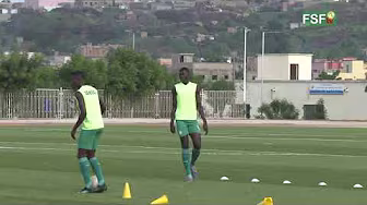 Tournoi UFOA-A Mali 2025: Deuxieme séance d'entrainement des Lionceaux au Stade du 26 Mars.