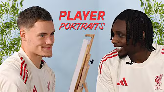 Player Portraits with Wirtz & Frimpong | 'Please tell me that is not me!'