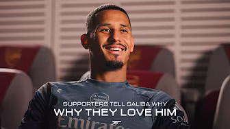 ARSENAL SUPPORTERS ❤️ WILLIAM SALIBA | What makes Wilo tick