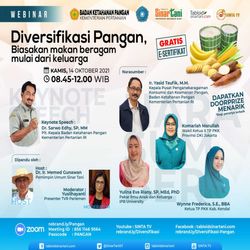 Diversifikasi Pangan "Biasakan makan beragam mulai dari keluarga