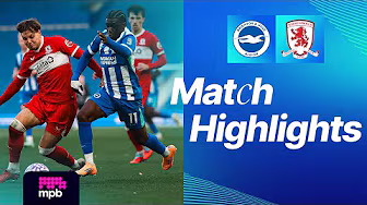 HIGHLIGHTS | Brighton v Middlesbrough | PL2