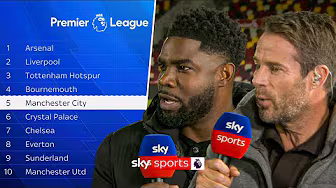 "Arsenal have to stay calm" | Jamie Redknapp & Micah Richards discuss title race