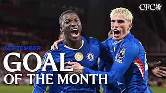 September Goal of the Month ⭐️  | Chelsea FC 2025/26
